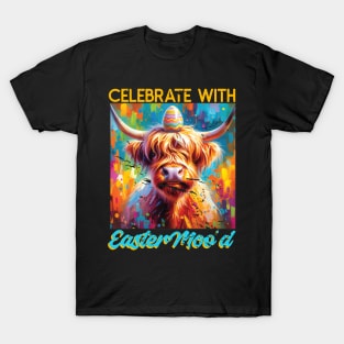 Easter Highland Cow T-Shirt